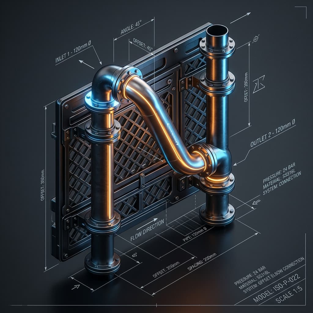 Pipe Offset Calculator