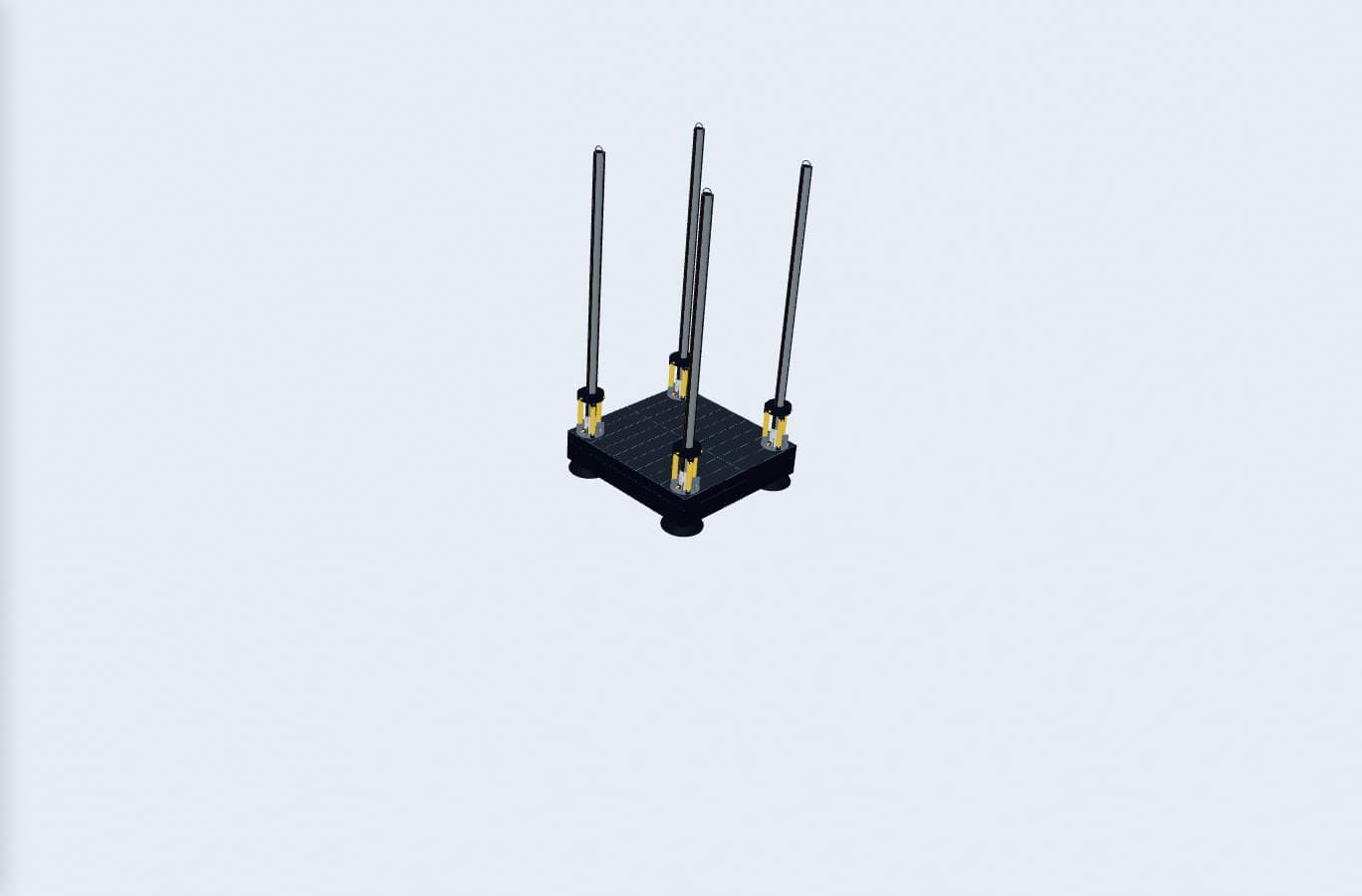 M-JUB 12.5×12 (Compact), exact renderer preview; 12 by 12.5 metre envelope