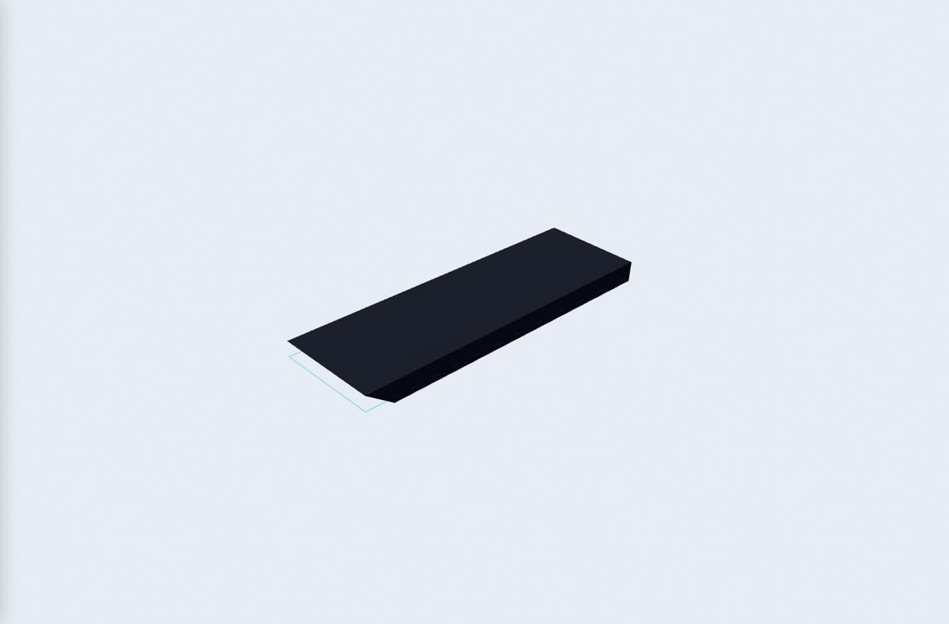 OP-Barge 40×12 (Coastal), exact renderer preview; 40 by 12 metre envelope