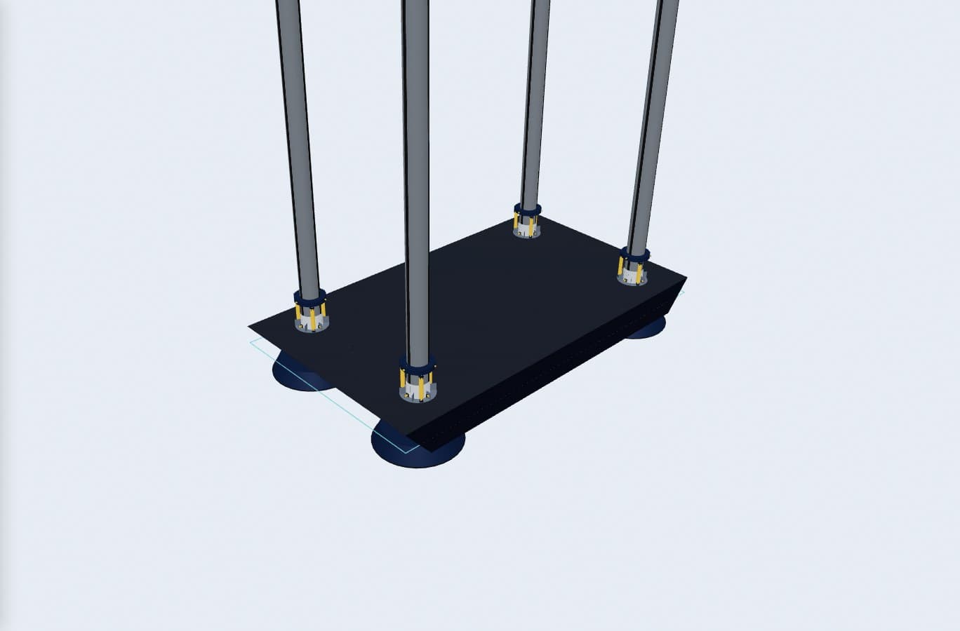 OP-JUB 42×24 (SAR Wide-Beam), exact renderer preview; 42 by 24 metre envelope