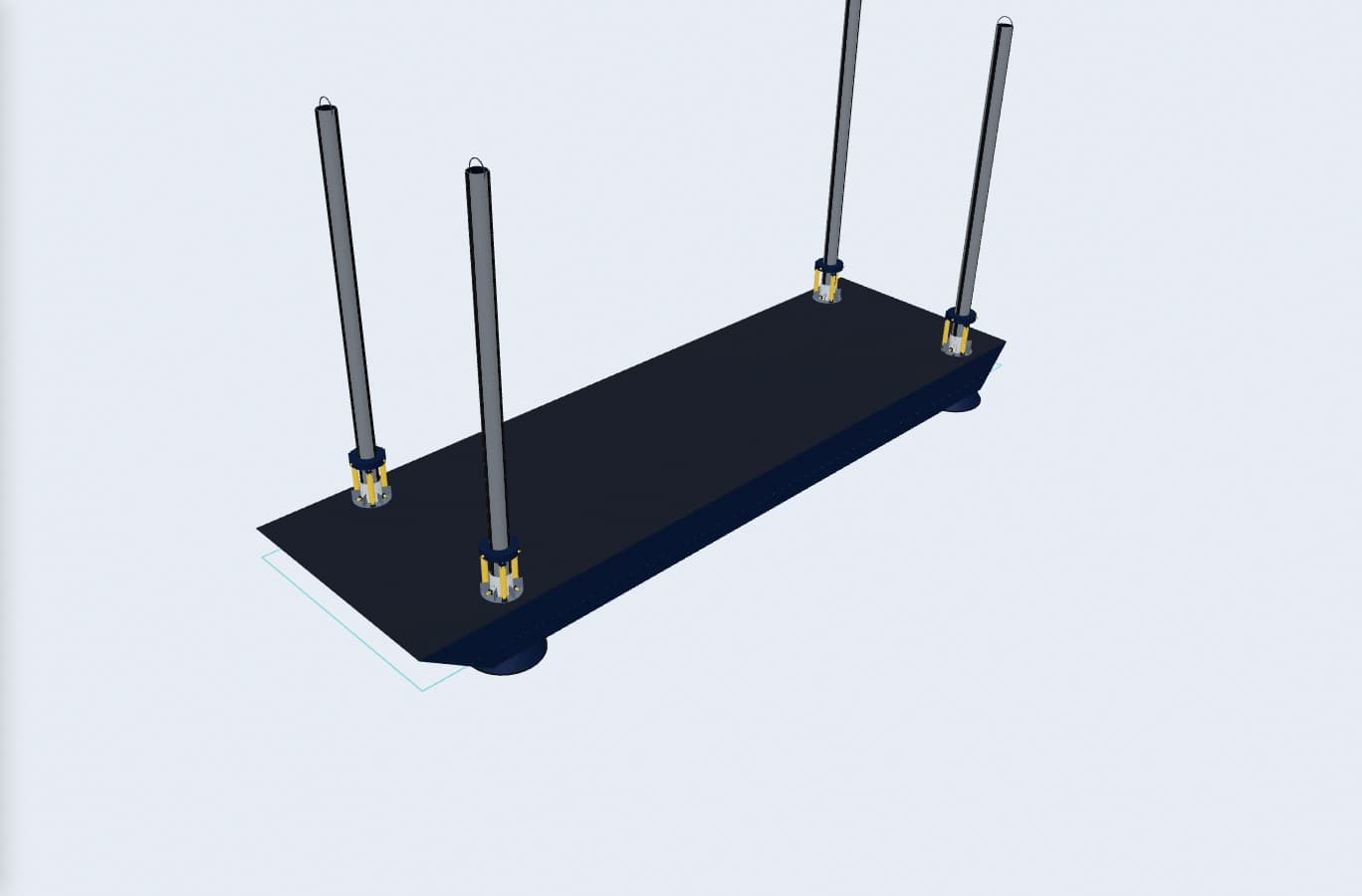 OP-JUB 60×18 (Offshore), exact renderer preview; 60 by 18 metre envelope
