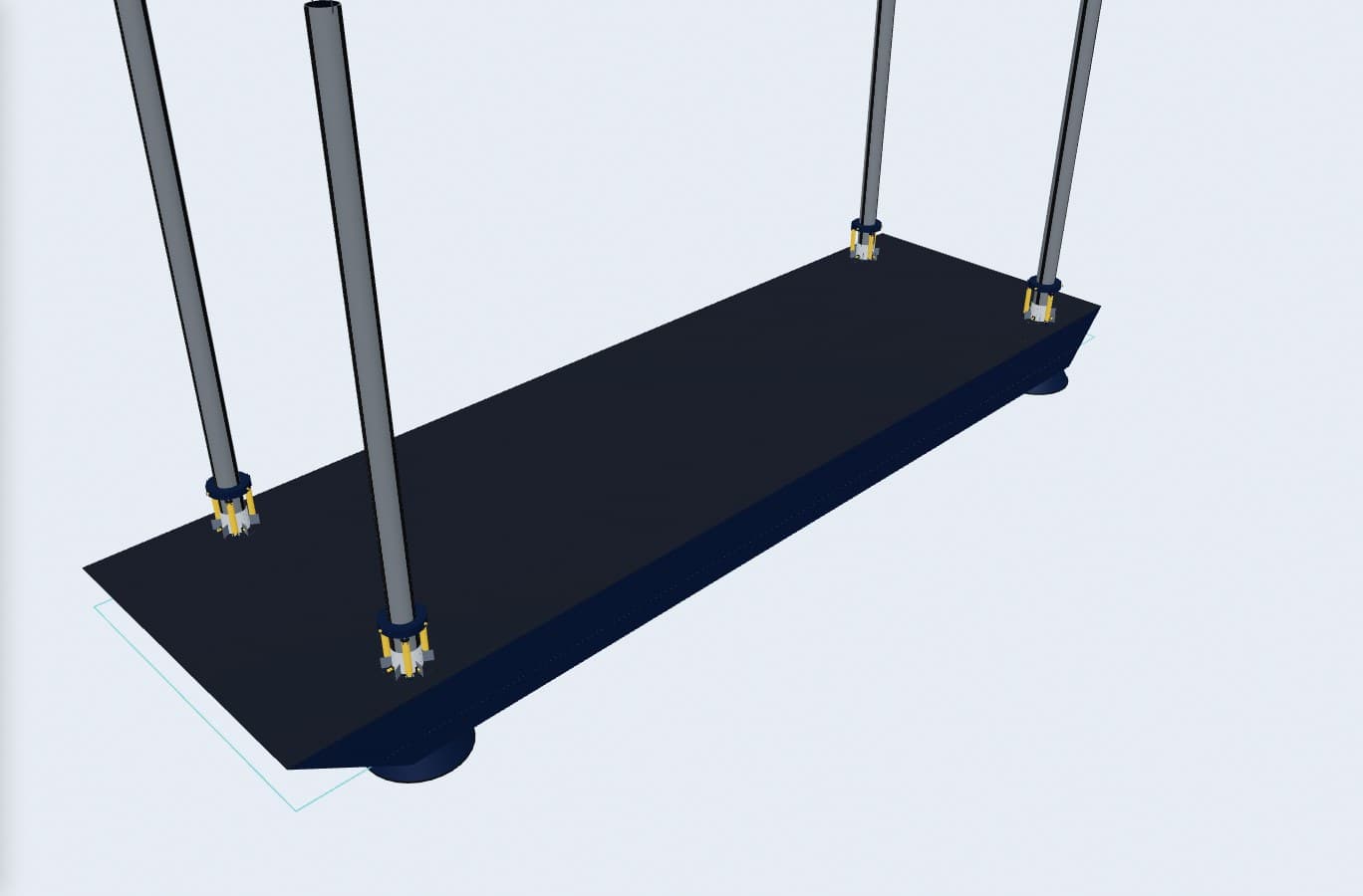 OP-JUB 80×24 (Heavy Offshore), exact renderer preview; 80 by 24 metre envelope